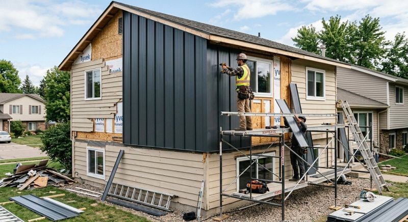 Sheet Metal Siding Replacement in Stamford, CT